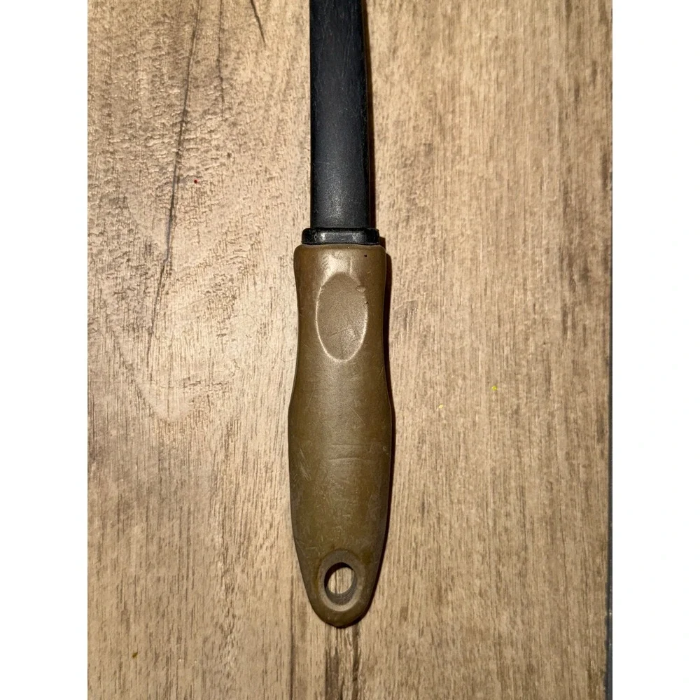 Kitchen Spatula Slotted Turner Black Handle Cooking Utensil silicone‎